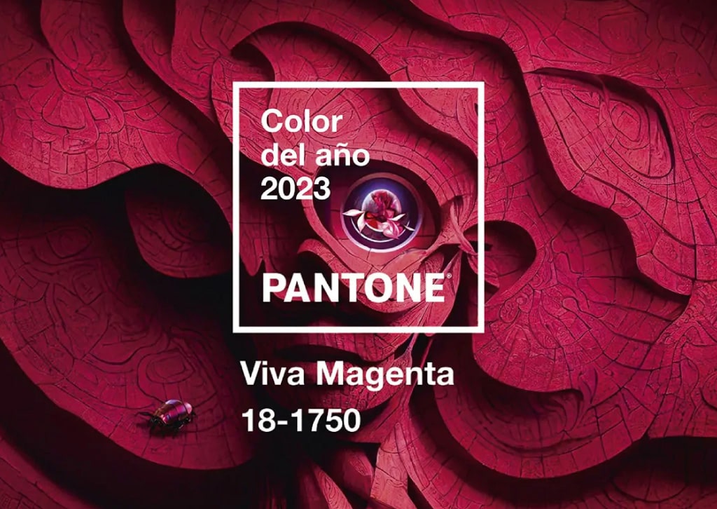 El color Pantone 2023, incluído en decoraciones de interiores