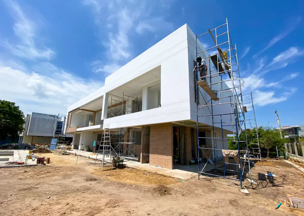 Casa ESSE en construcción